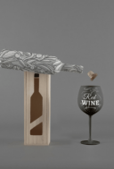 PSD Packaging Gratis 2021​ Botella de Vino con Caja y Copa